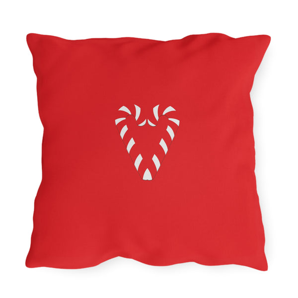 Reversible Christmas Pillow Outdoor Throw Pillow