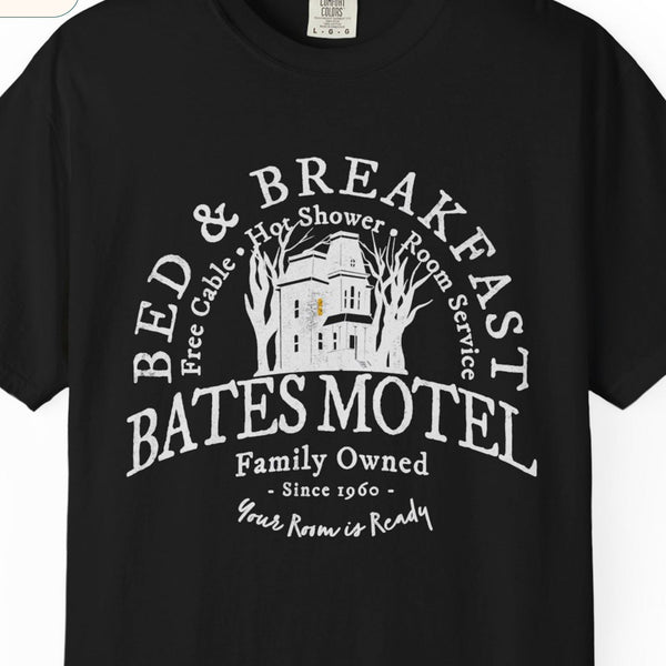 Comfort Colors® Bates Motel Grunge Halloween T-Shirt