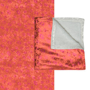 Orange and Pink Modern Decorative Throw Blanket