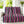 Soft sherpa blanket with 'Green & Pink Art Deco Decorative Throw' design