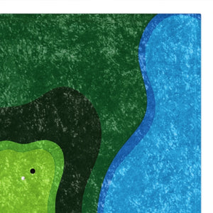 Golf Course Golfers Decorative Couch Throw