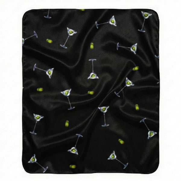 Dirty Martini Plush Soft Sherpa Throw Blanket