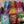 Soft sherpa blanket with 'Martini Pop Art Colorful Decorative Throw' design