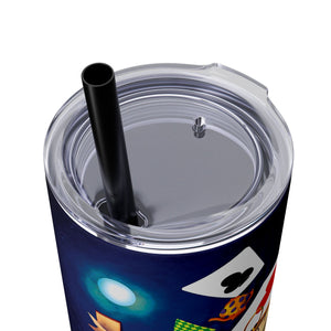 mug with 'Wonderland Rabbit Hole Insulated Tumbler 20oz' graphic on a white background