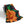 Soft sherpa blanket with 'Orange Floral Sherpa Throw' design