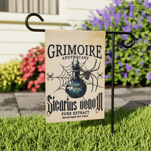 Apothecary Spider Venom Halloween Yard Flag