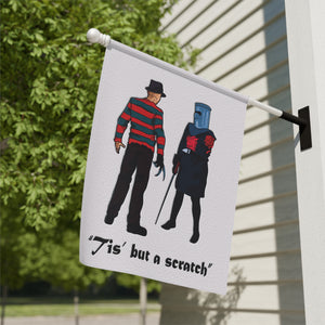 Freddy Krueger vs Monty Python Funny Halloween Yard Flag