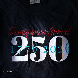 Embroidered Semiquincentennial July 4th T-Shirt Comfort Colors®