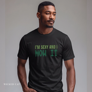 Embroidered Sexy and I Mow It T-Shirt Comfort Colors®