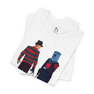 Monty vs Freddy Krueger Funny Halloween T-Shirt