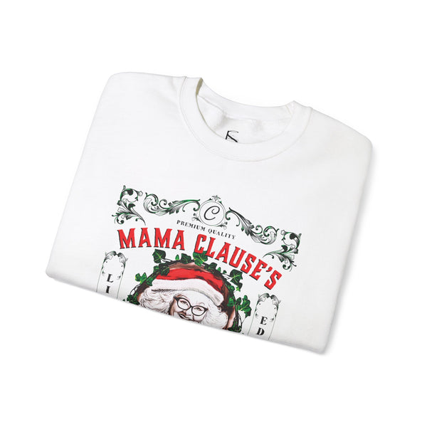 Mrs. Clause's Moonshine Funny Christmas Sweatshirt