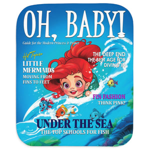 Little Mermaid Baby Blanket Gift