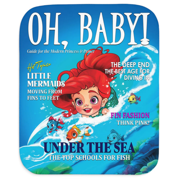 Little Mermaid Baby Blanket Gift
