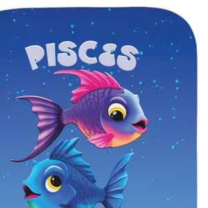 Soft sherpa blanket with 'Personalized Pisces Zodiac' design