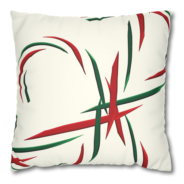 candy cane christmas throw pillow cover