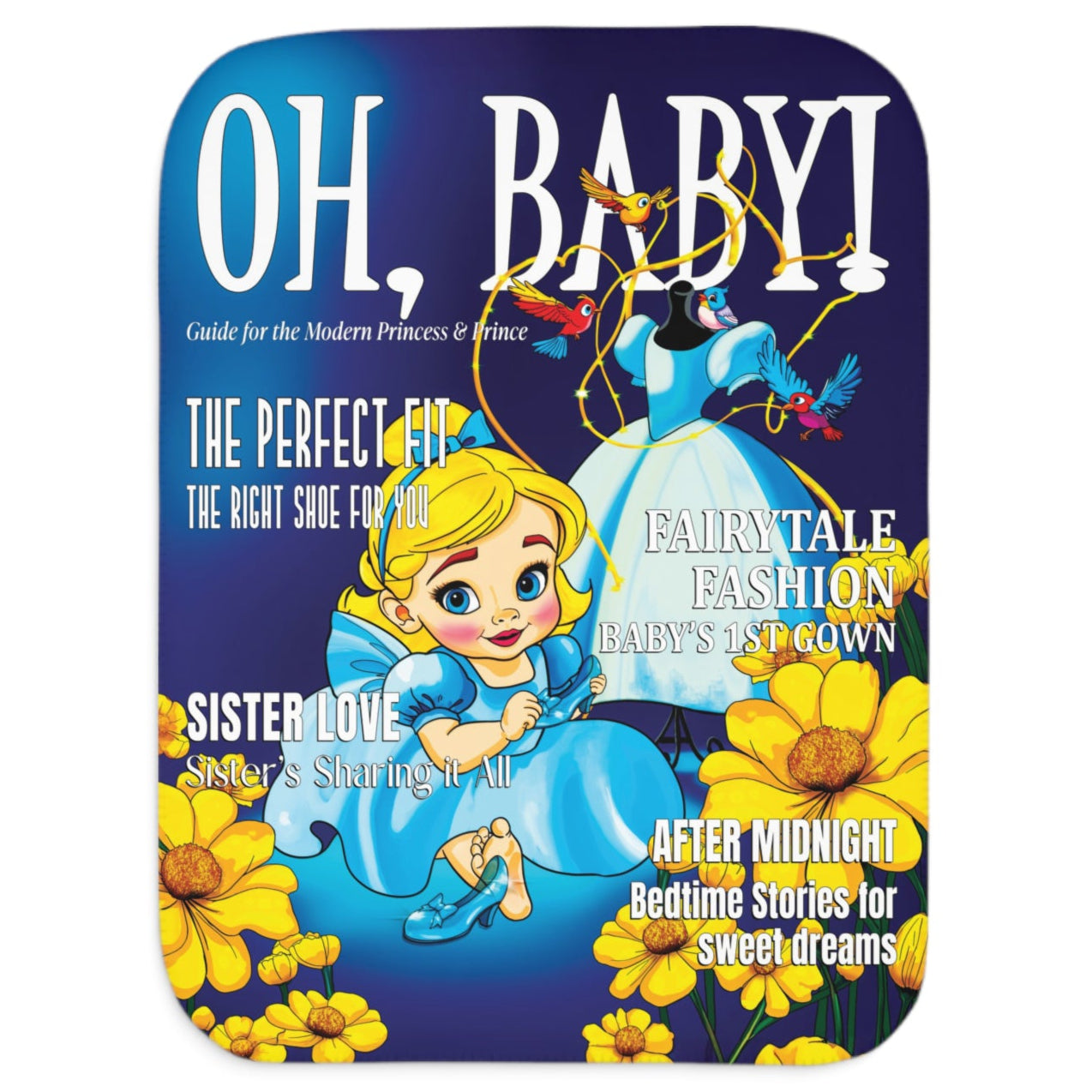 Fairytale Magazine Cinderella Baby Blanket