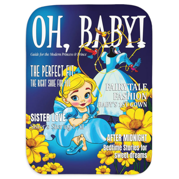 Baby Cinderella Soft Sherpa Baby Blanket