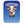 Capricorn zodiac sign character on a blue background