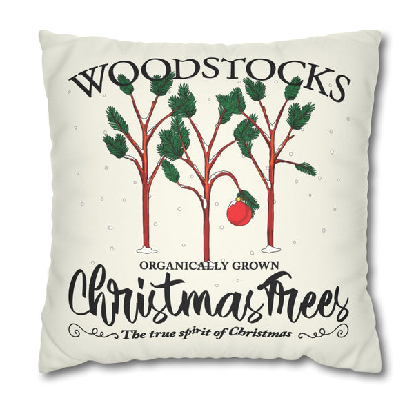 Charlie Brown Pillow Cover Cute Holiday Throw Pillow