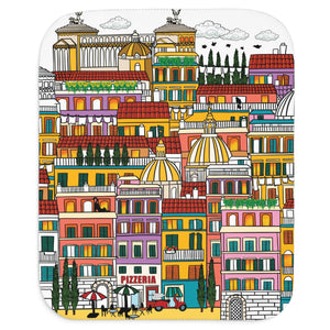 Rome Italy cute baby blanket gift