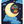 Personalized Night Owl Sherpa Baby Blanket