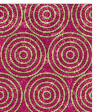 Soft sherpa blanket with 'Pastel Pink & Green Decorative Throw' design