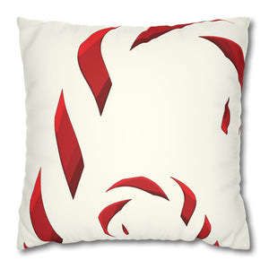 modern candy cane christmas pillow cover