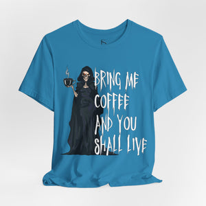 Coffee Lovers Grim Reaper T-Shirt