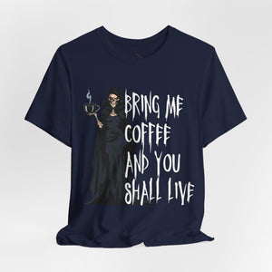 Coffee Lovers Grim Reaper T-Shirt