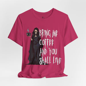 Coffee Lovers Grim Reaper T-Shirt