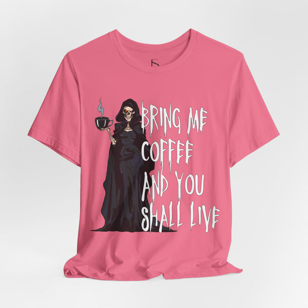 Coffee Lovers Grim Reaper T-Shirt