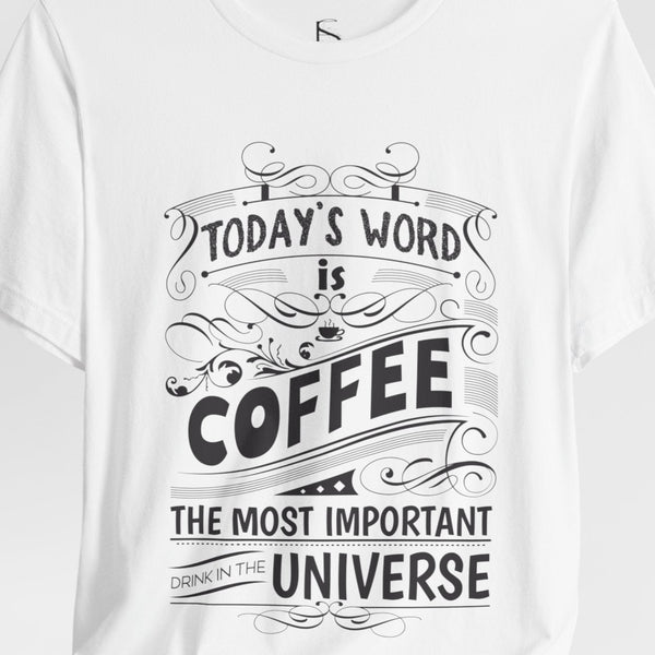 Coffee Typography T-Shirt