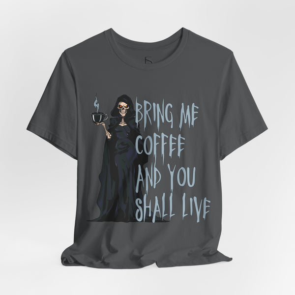 Coffee Lovers Grim Reaper T-Shirt