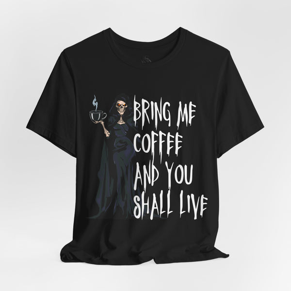 Coffee Lovers Grim Reaper T-Shirt