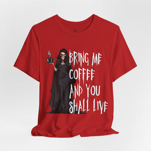 Coffee Lovers Grim Reaper T-Shirt