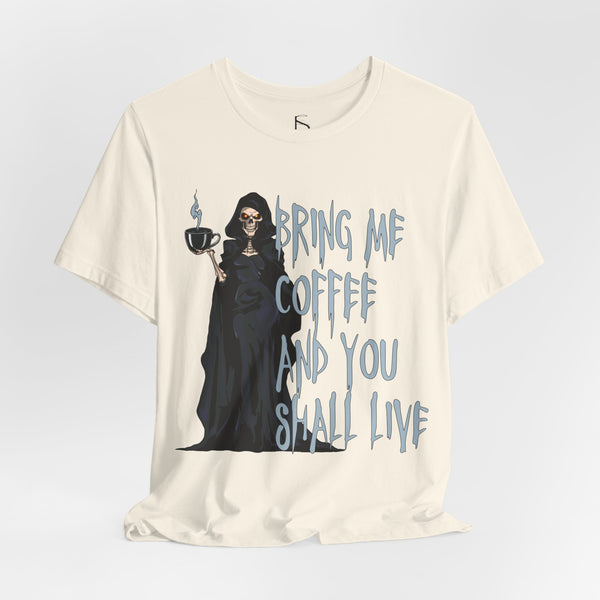 Coffee Lovers Grim Reaper T-Shirt