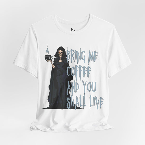 Coffee Lovers Grim Reaper T-Shirt