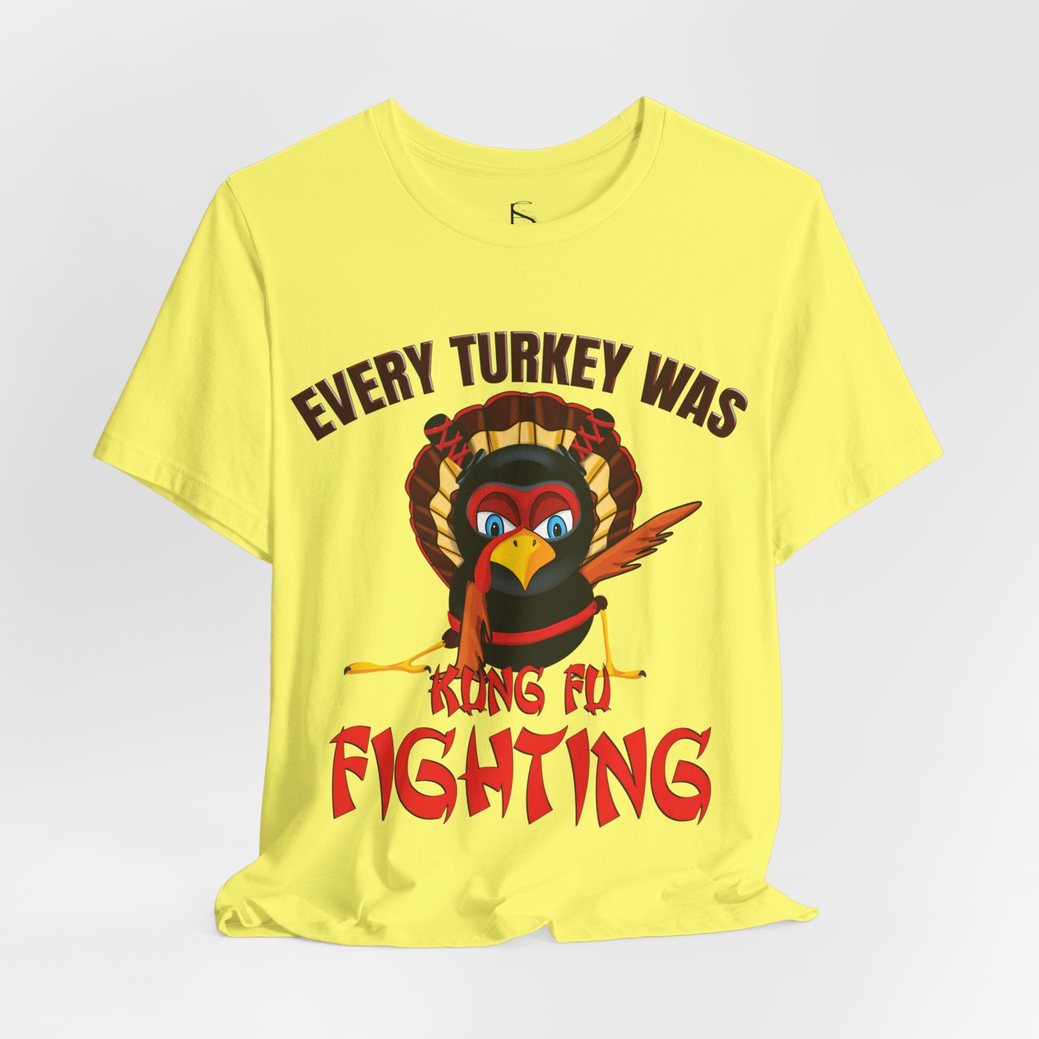 Kung Fu Fighting Turkey 80s Music Funny T-Shirt