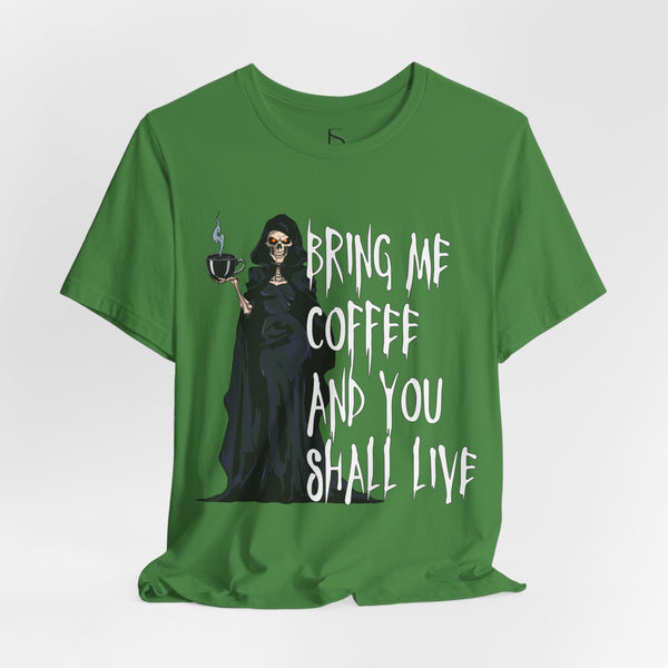 Coffee Lovers Grim Reaper T-Shirt