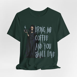 Coffee Lovers Grim Reaper T-Shirt
