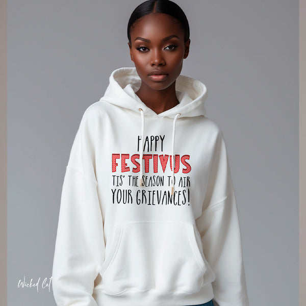 Happy Festivus Funny Christmas Hoodie Comfort Colors®