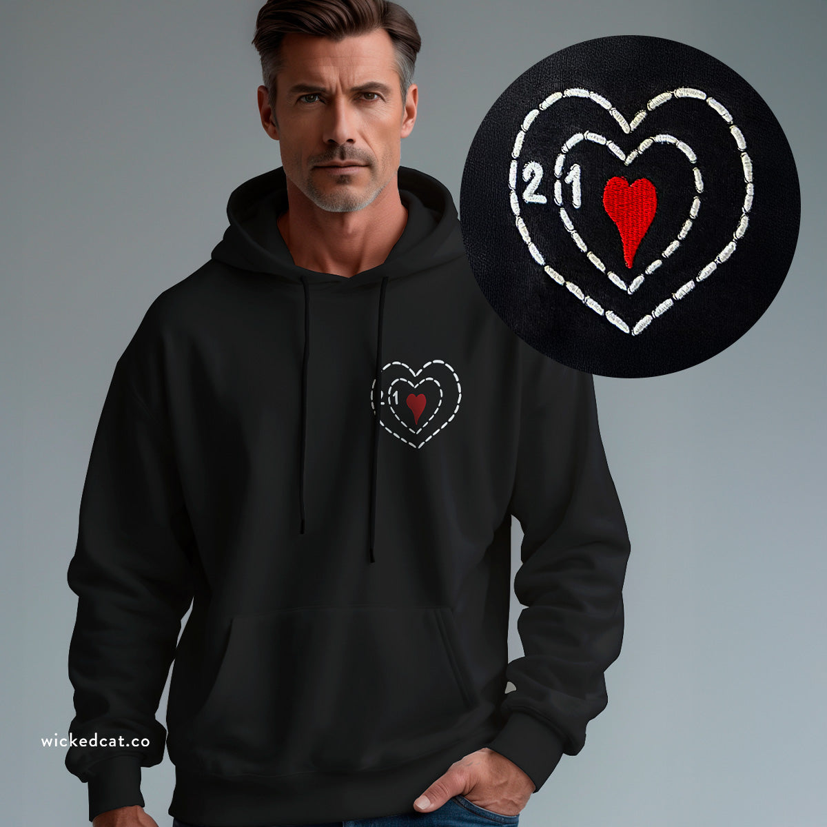 Grinch Heart Christmas Sweatshirt