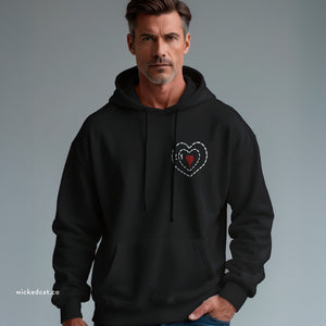 Embroidered Grinch Hoodie - Cozy Holiday Sweatshirt