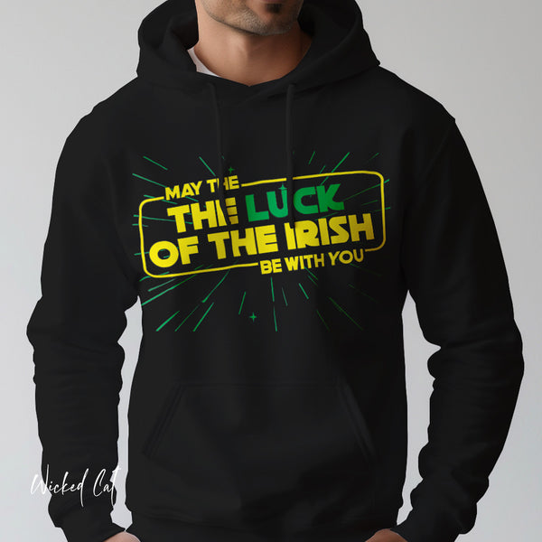 Luck of the Irish Star Wars Parody Hooded Sweatshirt