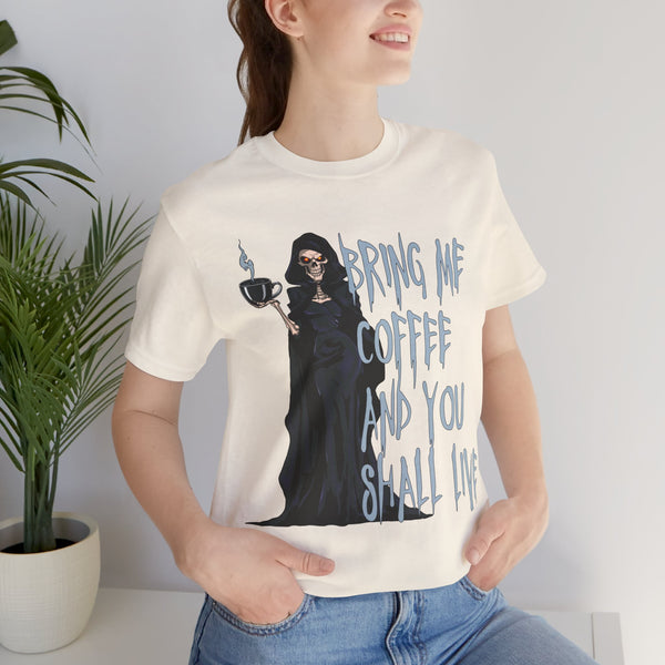 Coffee Lovers Grim Reaper T-Shirt
