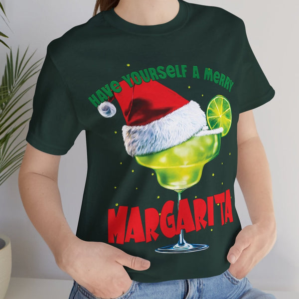 Merry Margarita Christmas Holiday T-Shirt