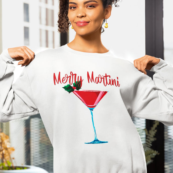 Comfort Colors® Merry Martini Christmas Sweatshirt