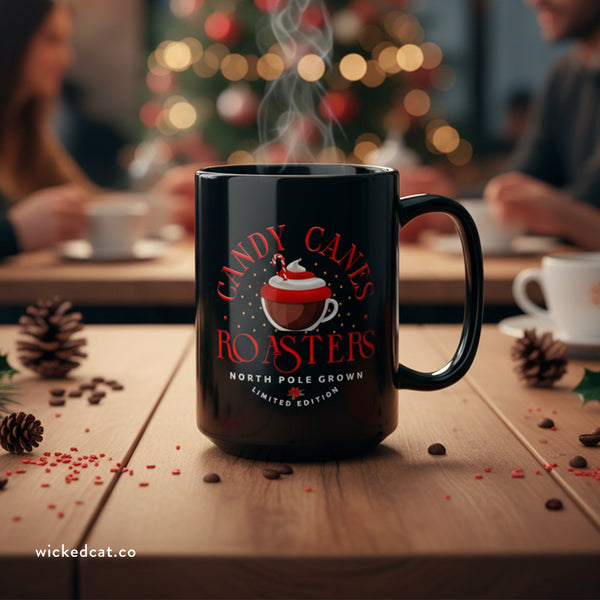 Candy Canes Roasters Holiday Mug