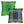 Two plaid patterned pillows, one green and one deep purple, on a white background. Reversible accent pillow.