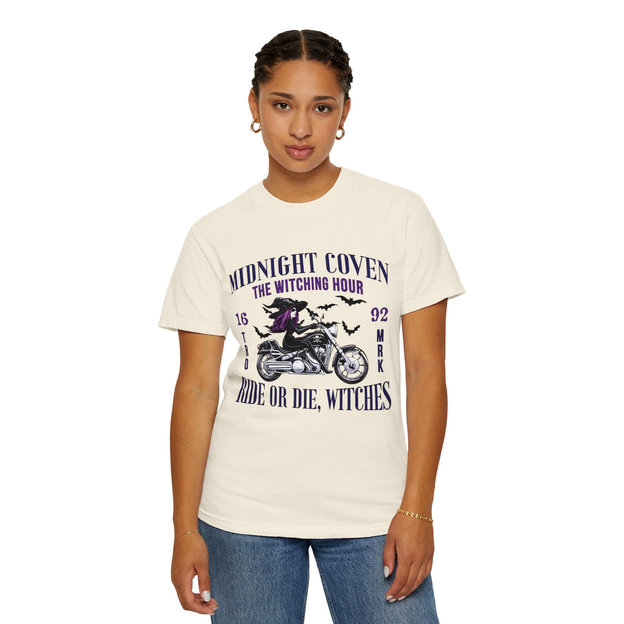 Comfort Colors® Motorcycle Ride or Die Witches T-Shirt